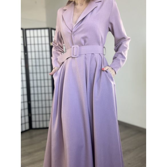 Cinty zsebes ruha övvel 9855-mályva