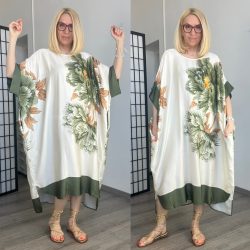 Lux Luna nyári ruha 50220-khaki