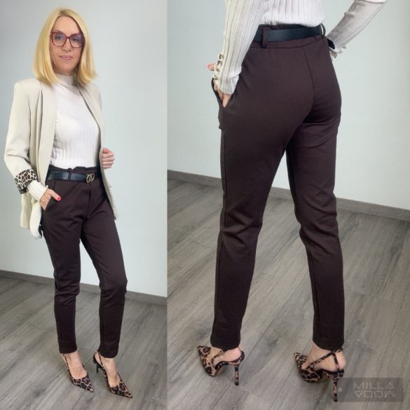 NC shine nadrág övvel6027-sötétbarna