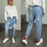 S Woman gumis derekú elasztikus ülepes farmer H8167