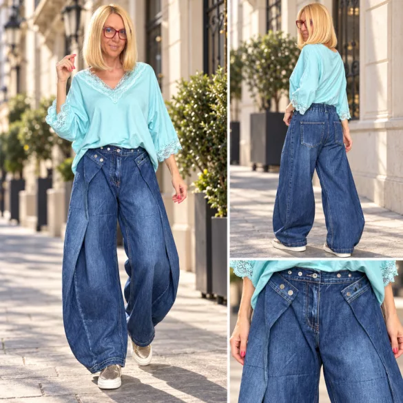 S Woman ferdén patentos ballon farmer SW6037-sötétkék