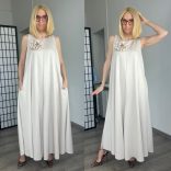 Christine rózsás overál 7361 - bézs