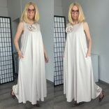 Christine rózsás overál 7361 - bézs