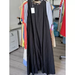 Lady Ann lefelé bővülő maxi ruha 8088-fekete
