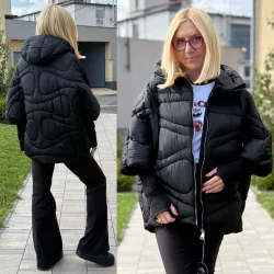 Alaska passzés ujjú dzseki 2969-fekete