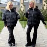 Alaska passzés ujjú dzseki 2969-fekete