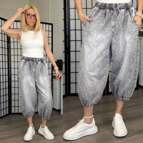 S Woman gumis derekú buggyos farmer SW2016-világosszürke