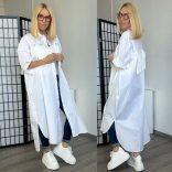 Zeta Otto  rojtos vászon ingruha 18266 -fehér