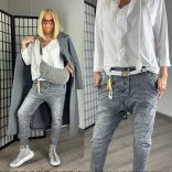 Melly ülepes farmer dísszel MC7250 - szürke