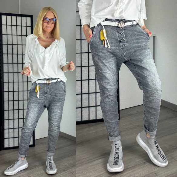 Melly ülepes farmer dísszel MC7250 - szürke