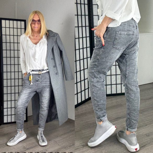 Melly ülepes farmer dísszel MC7250 - szürke