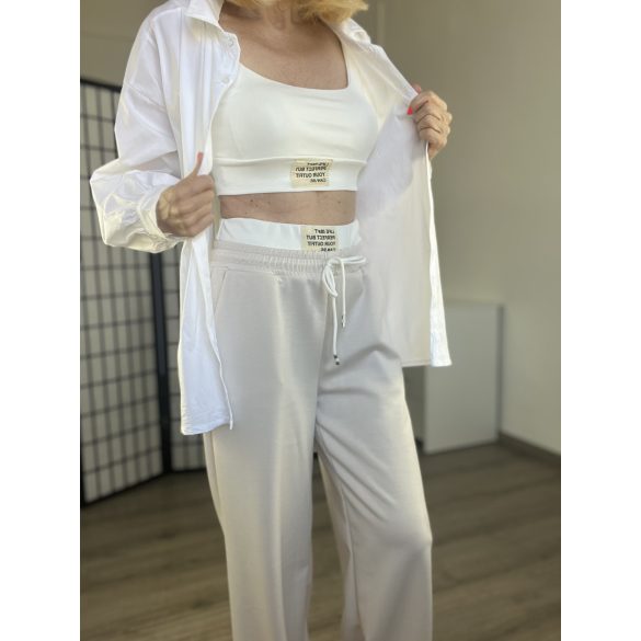 Perfect Life nadrág + top15383-bézs