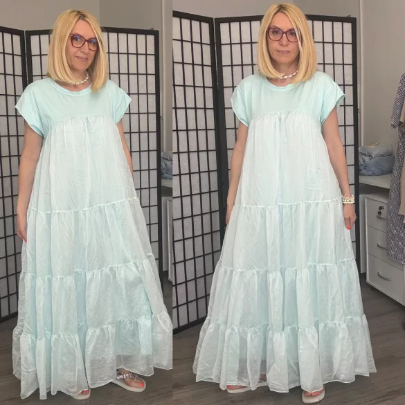 Bridgerton fodros ruha51656-menta