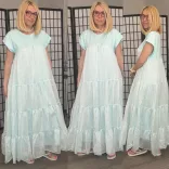 Bridgerton fodros ruha51656-menta