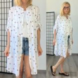 IM cseresznyés pamut ing -fehér