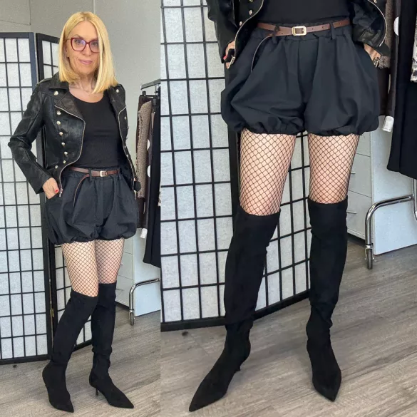 May buggyos rövidnadrág 7697 - fekete