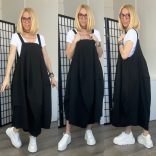 Fly Out kantáros farmer hagymaszoknyaMY1968-fekete