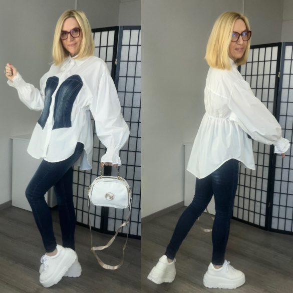 Perfect farmerbetétes ing C53120-fehér