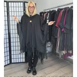 Lux Luna rojtos poncsó 51133 - fekete