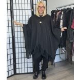 Lux Luna rojtos poncsó 51133 - fekete