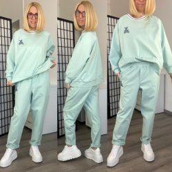 Lux Luna Teddy szabadidő szett39811-menta