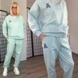 Lux Luna Teddy szabadidő szett39811-menta
