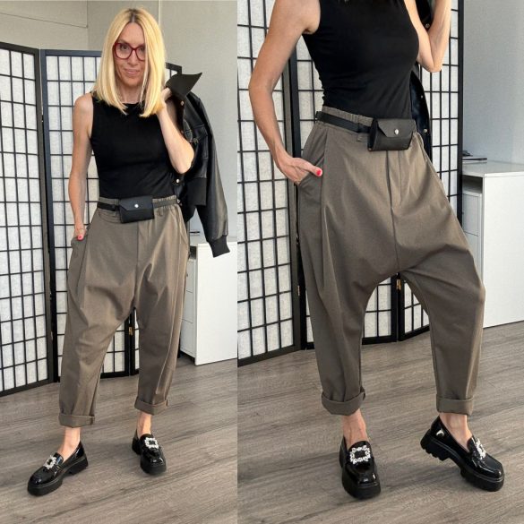SUN ülepes  nadrág 6368 - khaki