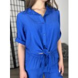 Bei-Bei viszkóz crop ing2097-királykék