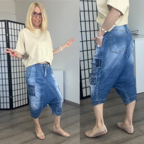 S Woman ülepes elasztikus patchwork farmer H7018