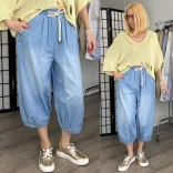 S Woman gumis derekú buggyos farmer SW2003-világoskék