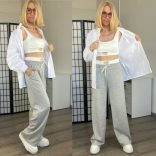 Perfect Life nadrág + top15383-szürke