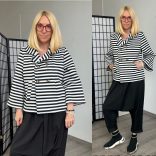 Sailor csíkos gombos blézer 4952.