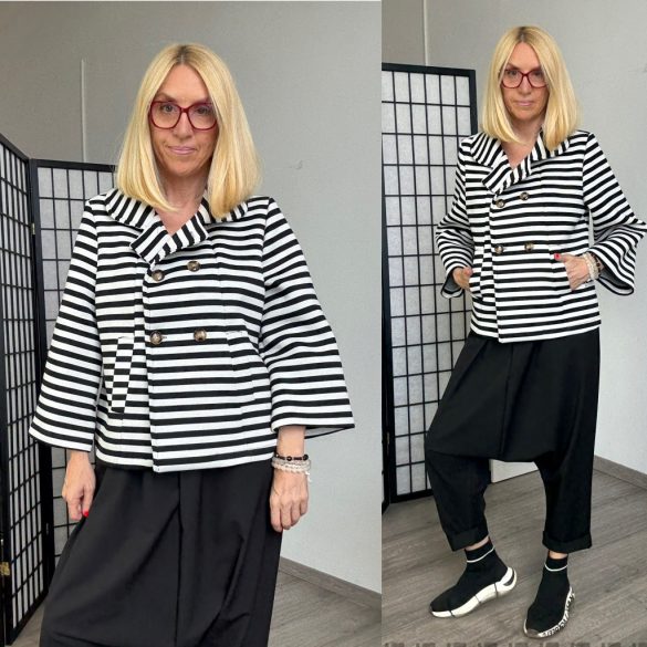 Sailor csíkos gombos blézer 4952.