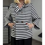 Sailor csíkos gombos blézer 4952.