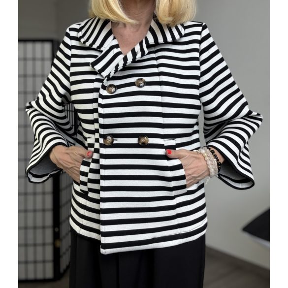 Sailor csíkos gombos blézer 4952.