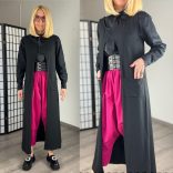 Sun pamut, zsebes mellény 8551 - fekete