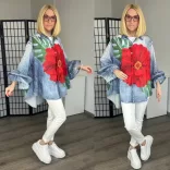 Poppy fodros ujjú ing25000-farmerhatású