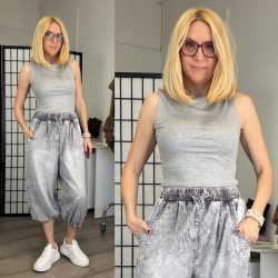 Noja ujjatlan felső Z1039 - szürke