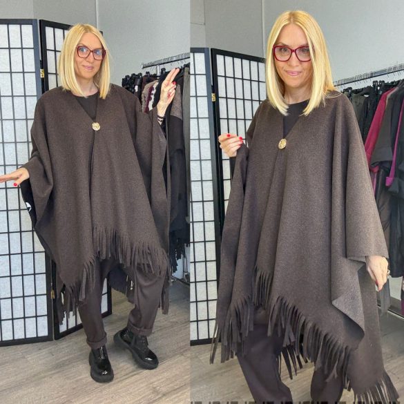 Lux Luna rojtos poncsó 51133 - barna