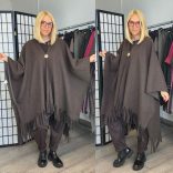 Lux Luna rojtos poncsó 51133 - barna