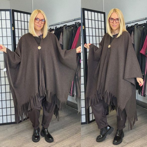 Lux Luna rojtos poncsó 51133 - barna