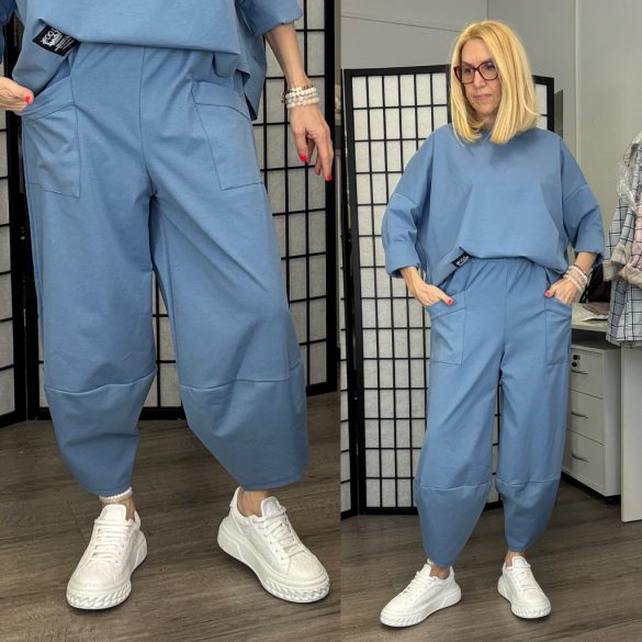 Natura nadrág oversize felsővel  6171-farmerkék