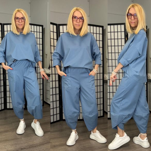 Natura nadrág oversize felsővel  6171-farmerkék