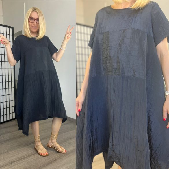 USee kétoldalt hosszabb nyári ruha110-sötétkék