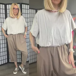 Maia bubis pamut felső 25548-bézs
