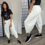 Astra zsebes pamut nadrág-törtfehér