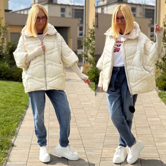 Alaska passzés ujjú dzseki 2969-bézs