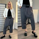 SUN ülepes  nadrág 6360 - szürke