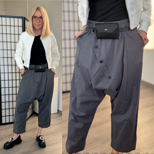 SUN ülepes  nadrág 6360 - szürke