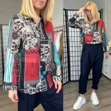Melany lenge nyári ing ME3105-sötétkék